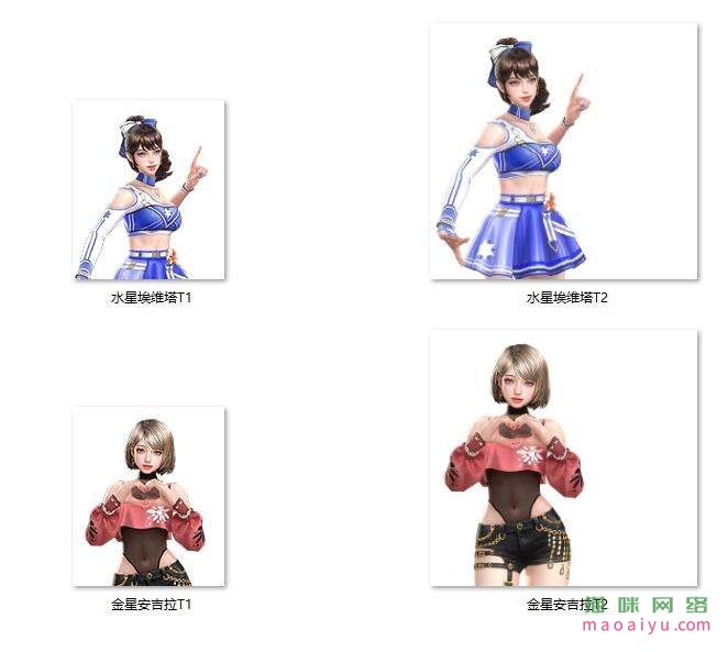 CSOL人物金星安吉拉和水星埃维塔高清素材-猫咪网络